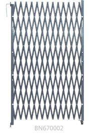 Çin Perçinli Genişletilebilir Metal Güvenlik Kapısı, Braket ile Katlanır Makas Kapıları 5.5 &amp;#39;Açık Fabrika